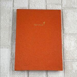 Papyrus Handmade Orange Unlined Notebook